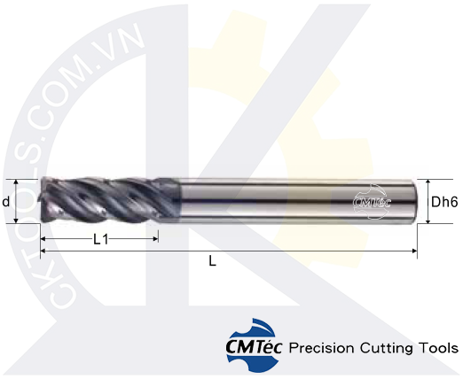 Dao phay CMTec MEV4, Dao phay thép CMTéc MEV4