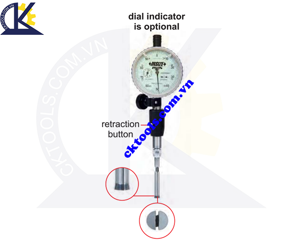  Đồng hồ đo lỗ  INSIZE  2429-4 , SPLIT TYPE  DIAL BORE GAGE SETS  FOR BLIND HOLES   2429-4