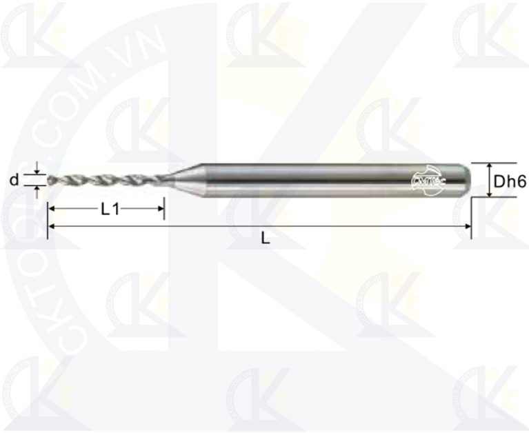 Mũi khoan hợp kim CMTec CDM2, Mũi khoan CMTéc CDM2