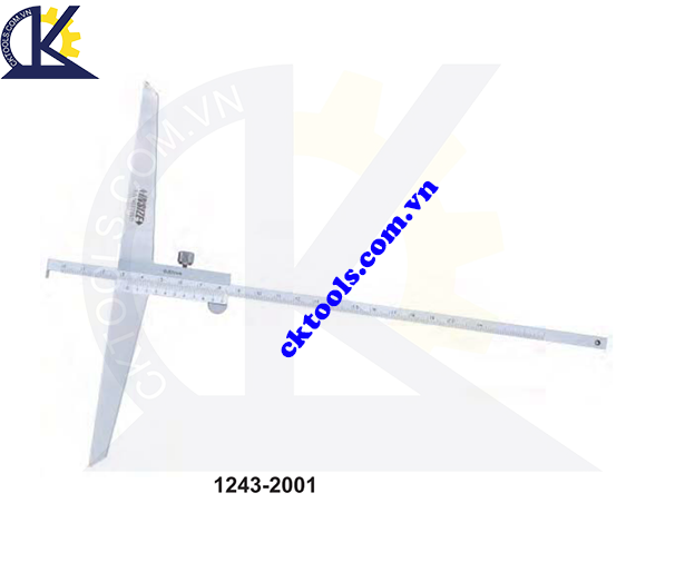 Thước đo sâu cơ  khí INSIZE  1243-2001 ,   VERNIER  HOOK DEPTH GAGE   1243-2001